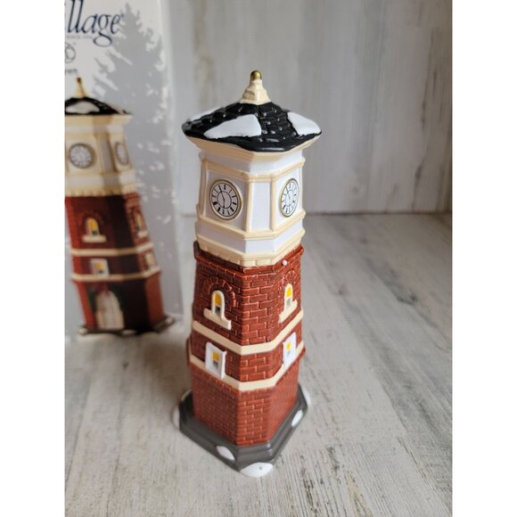 Dept 56 4020221 NEW Snow village clock Tower accessory Xmas - Picture 6 of 8